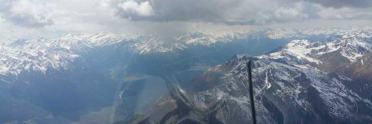 Flugwegposition um 11:42:29: Aufgenommen in der Nähe von 39020 Schnals, Bozen, Italien in 3649 Meter